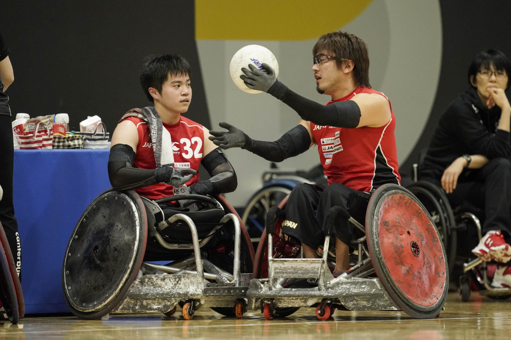橋本選手（左）と池崎選手（右）